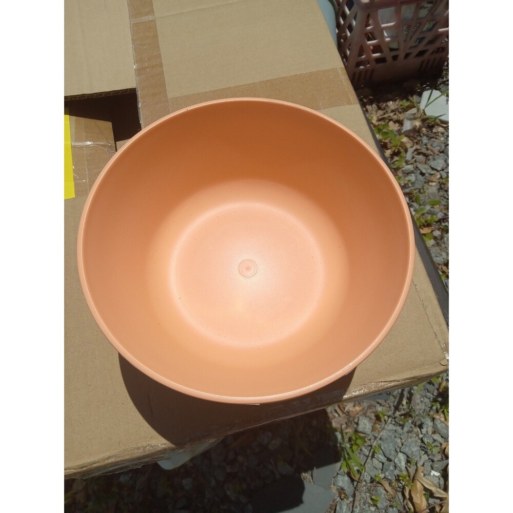 Set of 4 | ROOM ESSENTIALS 35oz / 1036 ml Plastic Cereal Bowls • Orange